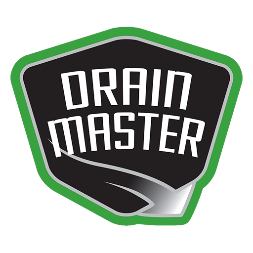 Drain Master Favicon green border with arrow pointing outward