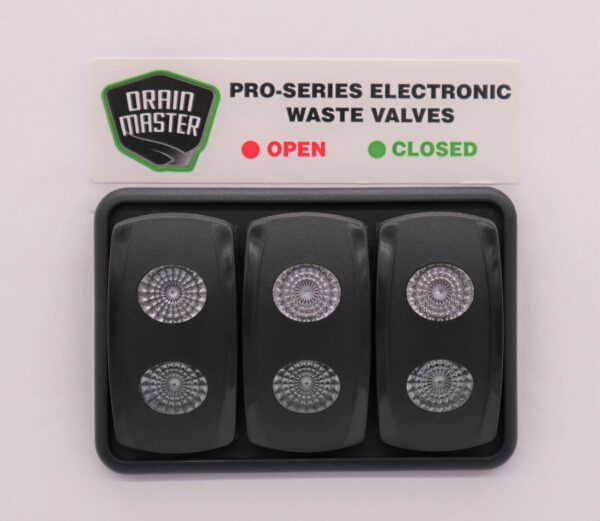 Drain-Master-Pro-Series-Triple-Switch for 3 electronic valves