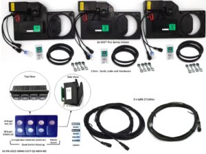Pro-Series S3VT Drain Master Kit 3 Valves, 1 Quad Switch Housing, 3 Operator Switches (Exterior), 1 Master Switch)