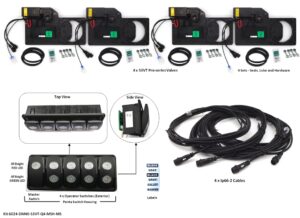 Pro-Series S3VT Drain Master Kit 4 Valves, 1 Penta Switch Housings [4 Operator switches (Exterior), 1 Master Switch]]