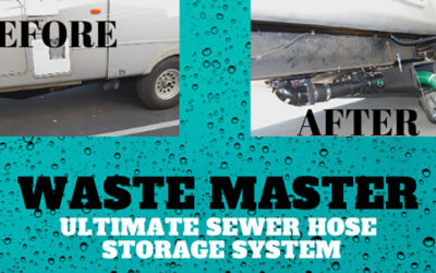 Waste Master Ultimate Sewer Hose Storage System Before and After