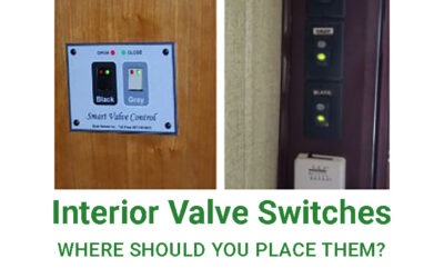 Where to Install RV Electric Waste Valve Interior Switches