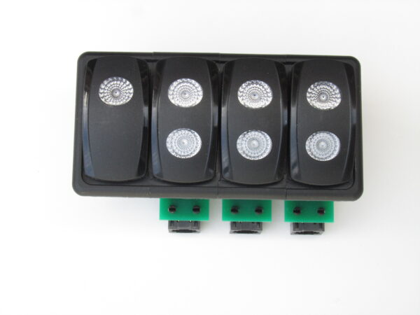 Quad Switch Housing 3 Operator and 1 Master Switch - Exterior