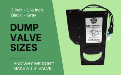 Dump Valve Size and Why we Don’t Make an 1.5″ Valve