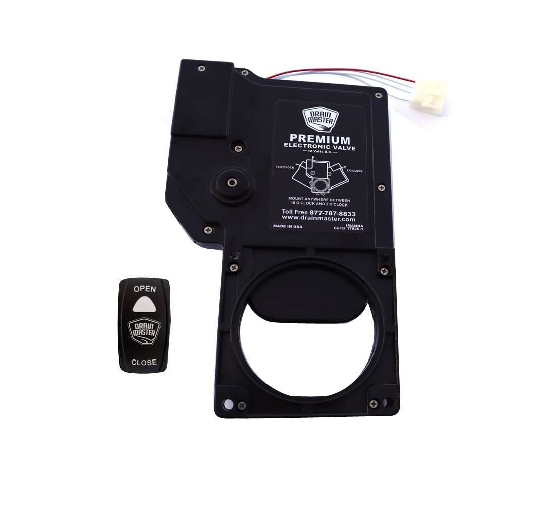 Drain Master Electronic RV Waste Valve and switch