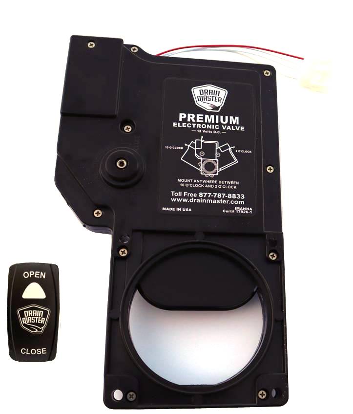 Drain Master Electric RV Waste Valve and Switch