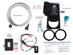 Drain Master Premium Gate Valve System w/ Switch & 6 ft. Ext Cable